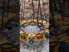 Voller hydraulischer Stapelschneider für konkreten Stapel