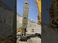 Raupe TG35 brachte hydraulisches rotierendes bohrendes Membranwand-Untertagezupacken an