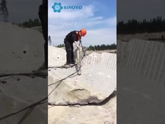 Hydraulische Spaltmaschine im Bergbau