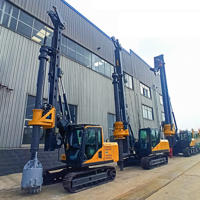 Bauarbeit Mini Rotary Rig Machine Bore häufen Bohrung 45kN/m mit Saattiefe 15m und Durchmesser 1000mm an
