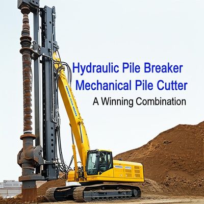 Hydraulischer Stapelbrecher mit 180mm Crowd Stroke Druck 32mpa und 200L/min Ölfluss für effizientes Stapelbrechen