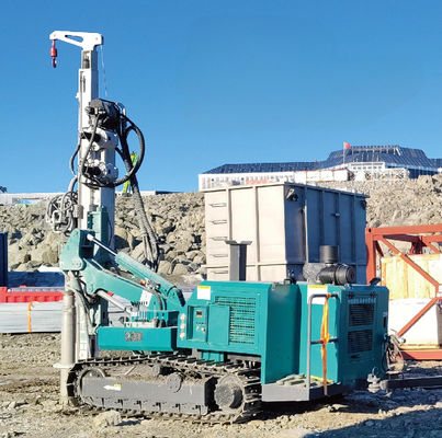 SK666 Mikropfahlbohrgerät mit 115-500mm Bohrlochdurchmesser, 76/89/102/114 Bohrgestänge-Spezifikation und 4/5/6/8/10/12 Hammer für hochpräzise technische Bohrungen