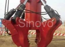 Fertigte Bau-hydraulischer Stapel-Unterbrecher-korallenrote Art Zupacken Farb1-jährige Garantie besonders an